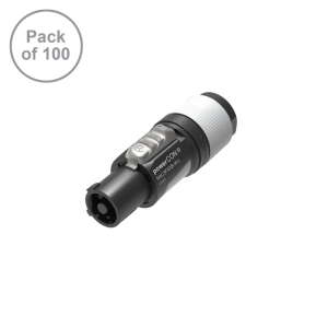 Neutrik powerCON FXX B-type Connector NAC3FXXB-W-L-D (Pack of 100)