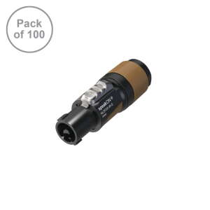 Neutrik speakON Cable Connector NL2FXX-W-S-D (Pack of 100)