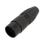 Seetronic 5-Pin Male XLR IP67 Black SCWM5-B-67