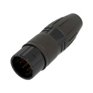 Seetronic 5-Pin Male XLR IP67 Black SCWM5-B-67