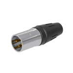 Seetronic XLR 3-Pin Male Plug Black SCHM3