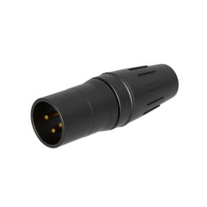 Seetronic XLR 3-Pin Male Plug Black SCHM3-B