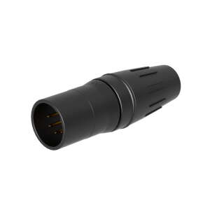 Seetronic XLR 5-Pin Male Plug Black SCHM5-B