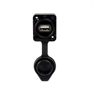 Seetronic USB Type-A Feedthrough IP65 MAUSB-W-B