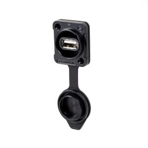 Seetronic USB Type-A Feedthrough IP65 MAUSB-W-B