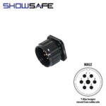 Elumen8 Socapex 7-Pin Panel Male Plug