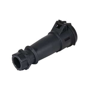 Mennekes 32A 230V 2P+E IP44 AM-TOP Socket, Black (522ZB)
