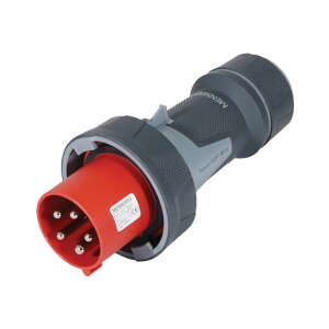 Mennekes 63A 415V 4P+E IP67 PowerTOP Xtra Plug (13212)
