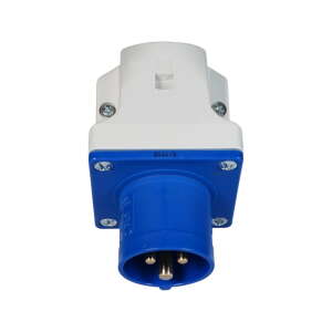PCE 16A 230V 2P+E Wall Mount Angled Inlet (513-6)