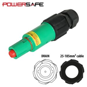 Elumen8 Powersafe 500A Line Drain 120mm2 Earth Green