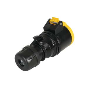PCE 16A 110V 3P+E Socket Yellow/Black (214-4sx)