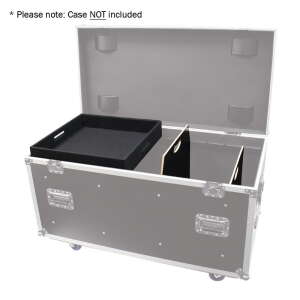 Elumen8 Accessory Tray and Divider Kit for 1200mm Road Trunk Flight Case