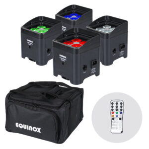 Equinox Colour Raider Lithium Battery Uplighter Pack