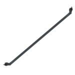 Global Truss 2.0m Corner Brace with Half Coupler Stage Black (5051B)