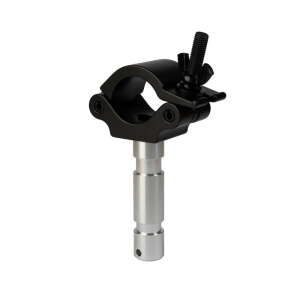 Global Truss 50mm Half Coupler with 28mm Spigot Stage Black (Big Ben) (822-B)