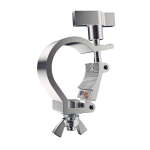 Global Truss Easy Hook Half Coupler Silver (812HOOKEASY)