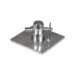 Global Truss F31 PL 100 x 100mm Aluminium Base Plate and Half Conical