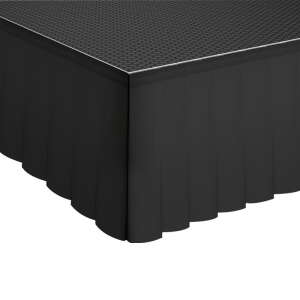 Global Truss GT Stage Deck Polyester Skirt 105 x 80cm Pleated