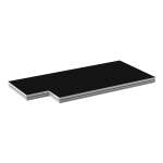 Global Truss GT Stage Deck 2 x 1m Hexa Stage Platform L/H Cut Out