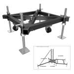 Global Truss Ground Support F34 PL BS Steel Base Unit