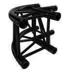 Global Truss F34 Standard 2 Way 90 Degree Corner Round Stage Black