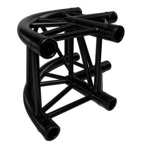 Global Truss F34 Standard 2 Way 90 Degree Corner Round Stage Black