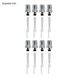 Global Truss F34 PL CA-3 Ground Support Box Sleeve Aluminium