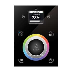 Nicolaudie Architectural STICK-DE3 DMX Wall Controller Black