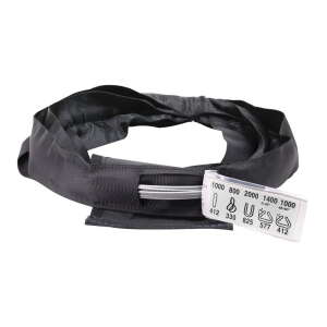 ELLER Black Softsteel 1 T WLL, Working Length 1.5 m
