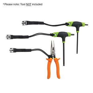 ELLER Ergodyne Detachable Lanyard Loops, Black (Set of 3)