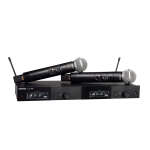 Shure SLXD24D/SM58 Dual Radiomic System with 2x SM58 K59 (606-650MHz)