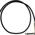 4-Pin Mini Connector (TA4F) to 1/4-Inch Connector Instrument Cable (Right Angle)