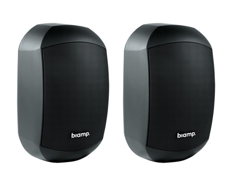 Biamp Apart MASK4CT 4″ Clickmount Speaker 20W IP64 100V (Black) - Pair