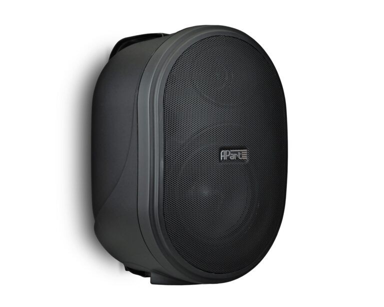Biamp Apart OVO5T 5" Oval Speaker 80W 100V Inc Bracket (Black)