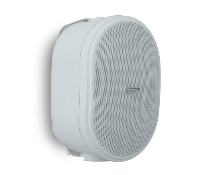 Biamp Apart OVO5T 5" Oval Speaker 80W 100V Inc Bracket (White)