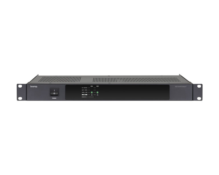 Biamp Apart Revamp 2060T 2-Channel Class D Power Amplifier 2x60W 100V 1U