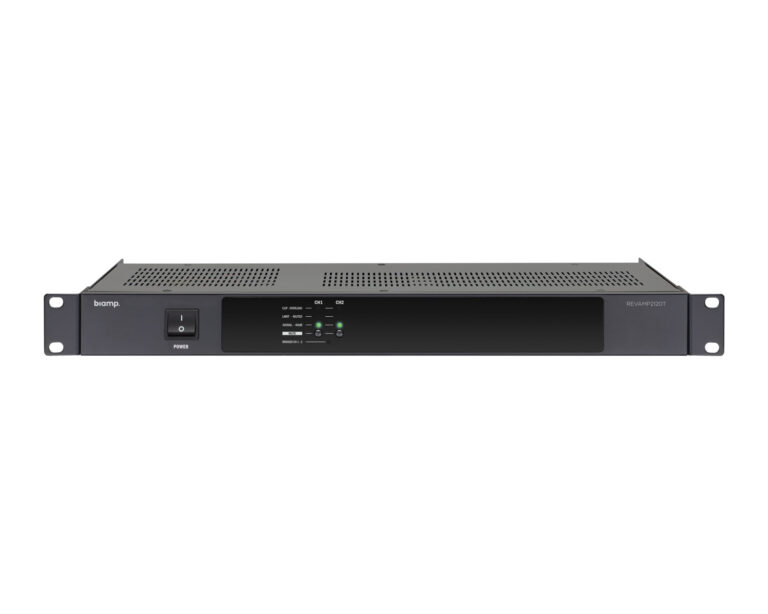 Biamp Apart Revamp 2120T 2-Channel Class D Power Amplifier 2x120W 100V 1U