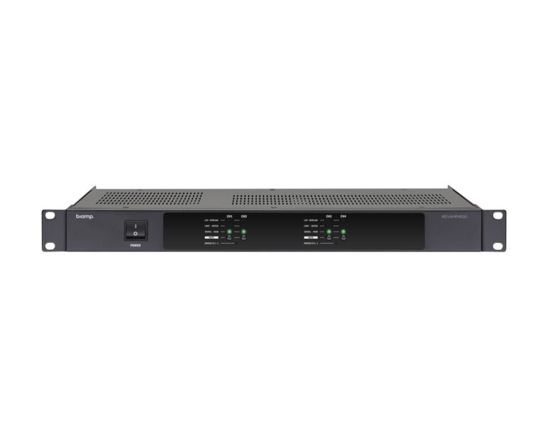 Biamp Apart Revamp 4100 4-Channel Class D Power Amplifier 4x100W 1U