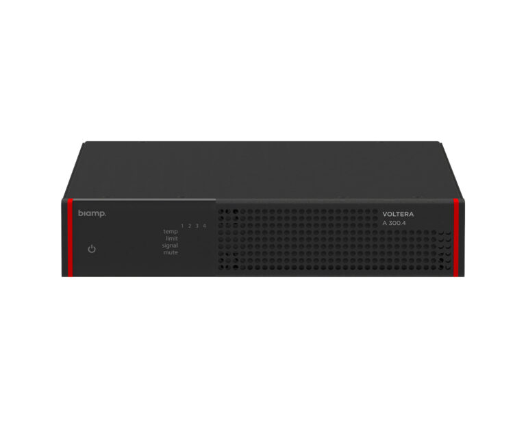Biamp Voltera A 300.4 Compact Power Amplifier 4x75W Half-Rack