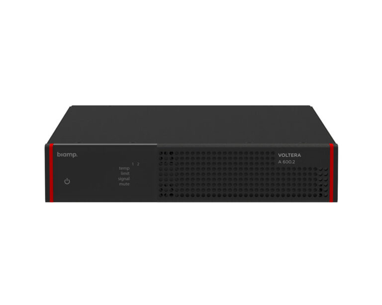 Biamp Voltera A 600.2 Compact Power Amplifier 2x300W Half-Rack