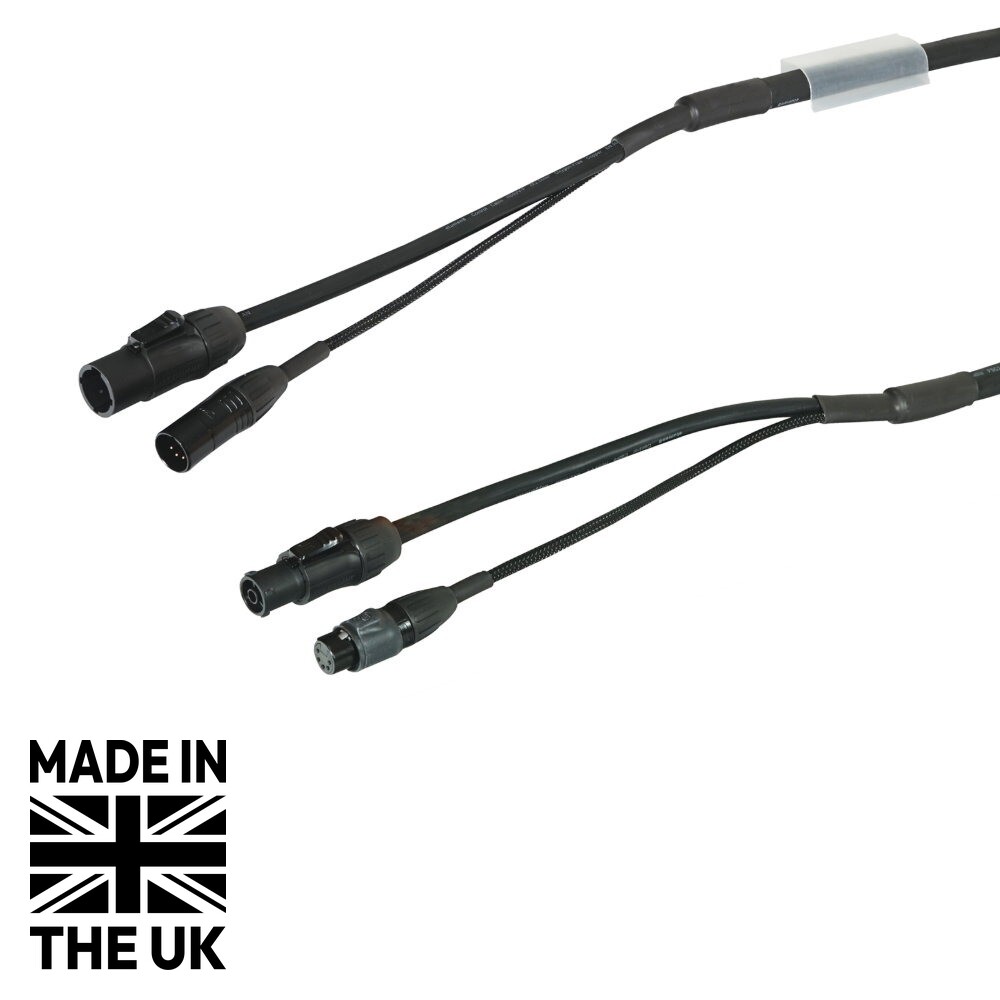 Tourspec 2m Combi 2.5mm IP65 Seetronic TR1 Power/ 5Pin DMX Cable Tourspec 2m Combi 2.5mm IP65 Seetronic TR1 Power/ 5Pin DMX Cable