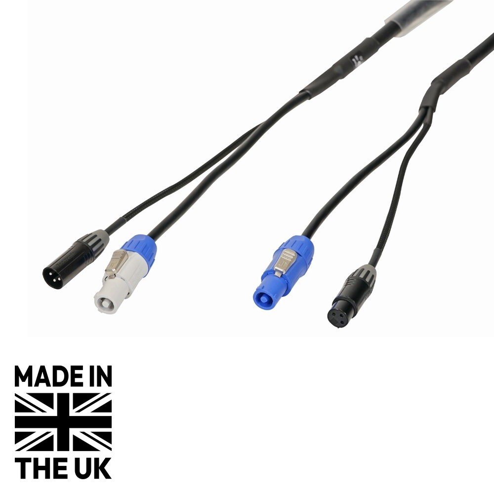 Tourspec 3m Combi 1.5mm Seetronic PowerTwist / 3-Pin DMX Cable Tourspec 3m Combi 1.5mm Seetronic PowerTwist / 3-Pin DMX Cable