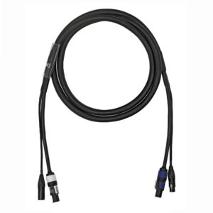 Elumen8 5m Combi 2.5mm Neutrik powerCON / 3-Pin DMX Cable