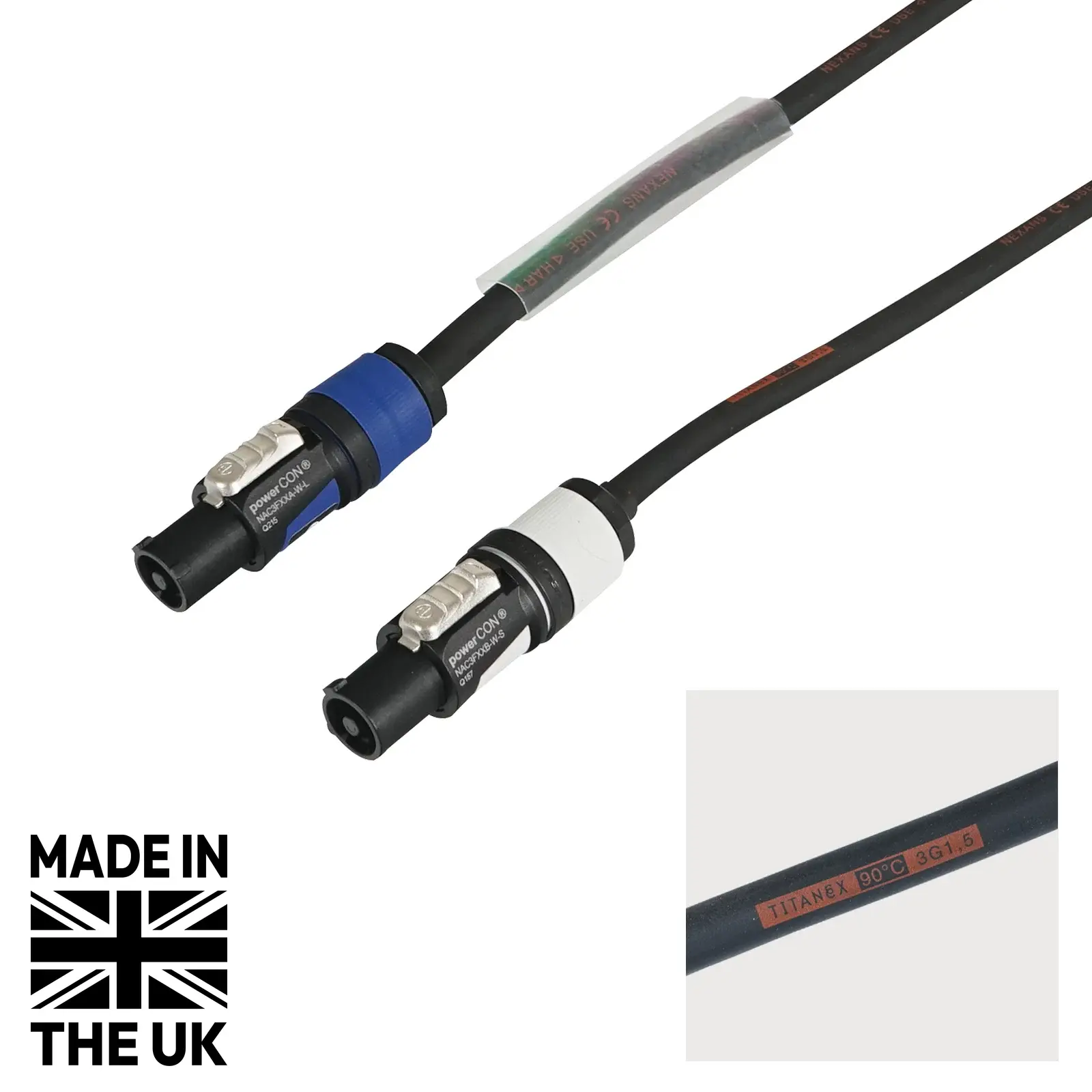 CABL232-U01_1600x1600 Tourspec Neutrik powerCON Link Cable - H07RN-F (3m)