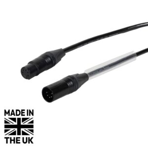 Tourspec 1.5m 5-Pin Neutrik Male - Female XLR DMX TPU Cable