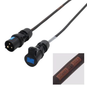 Elumen8 5m 2.5mm 16A Male - 16A Female Cable