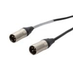 Elumen8 2m Neutrik XLR Male-Male Microphone Cable, Silver
