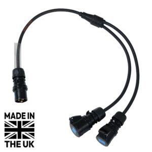 Tourspec Moulded Y Split - 2.5mm 16A Connectors