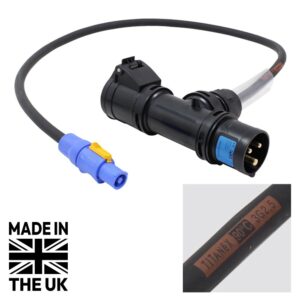 Tourspec 1m 2.5mm T-Connect to powerCON Cable
