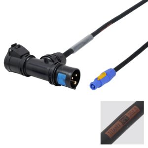 Elumen8 5m 2.5mm T-Connect to powerCON Cable
